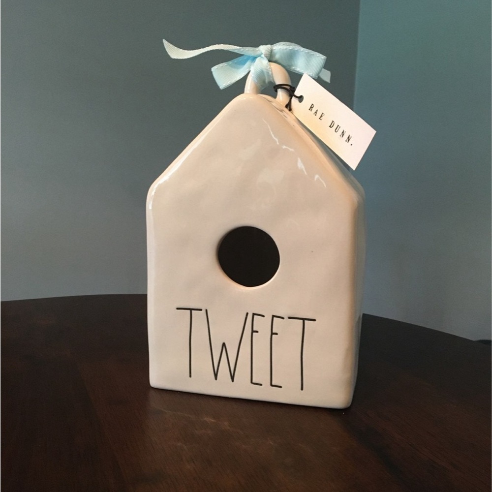 Rae Dunn tweet birdhouse